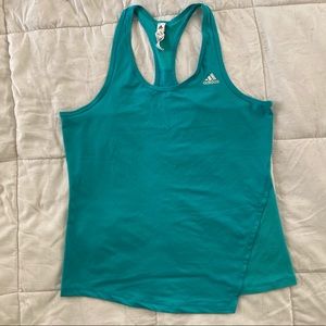 NWOT Teal Adidas Racer Back Tank